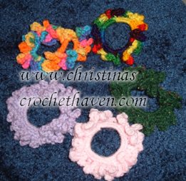 schrunchie's by crochethaven.com 1209