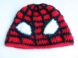 crochet spiderman cap