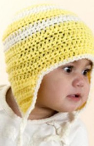 crochet tot earflap hat