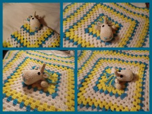 unicorn granny blanket