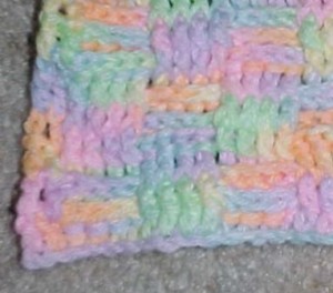 crochet basketweave square