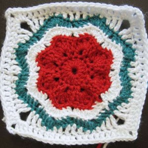 crochet granny square nordic star