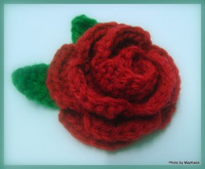 crochet rose