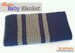 crochet liam baby blanket