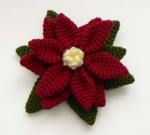 cro poinsettia pin 1013