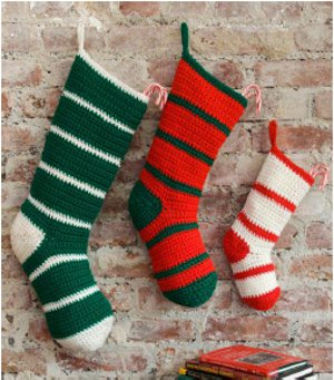 Simple-Striped-Santa-Stockings