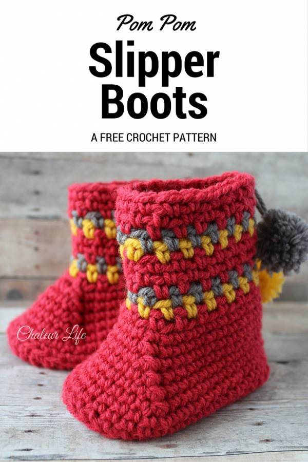 free-baby-boot-slipper-crochet-pattern