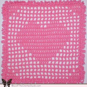 Free Crochet Pattern - Heart
 Filet Crochet from the Filet crochet