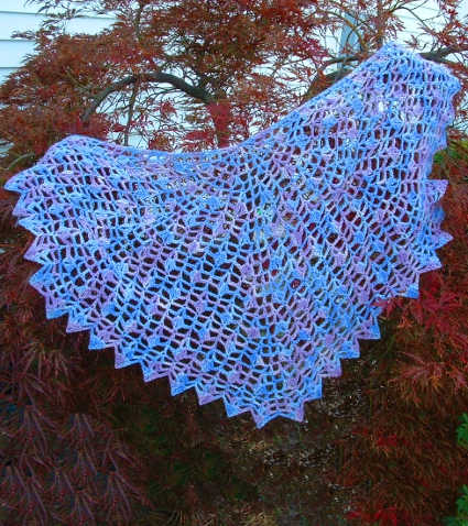 Free Crochet Pattern - Butterfly Wing Shawl from the Shawls Free