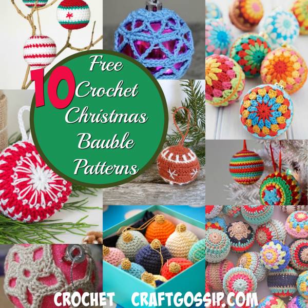 10 Christmas Crochet Baubles That Are Easy To Make – Crochet