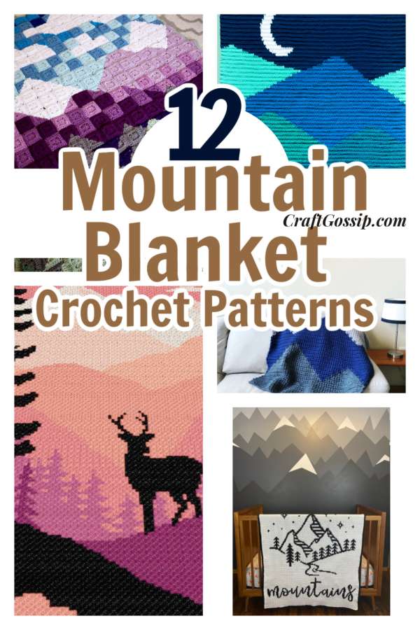 12 Mountain Themed Blankets Crochet