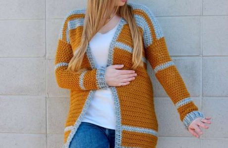 Kingbird Cardigan Free Crochet Pattern