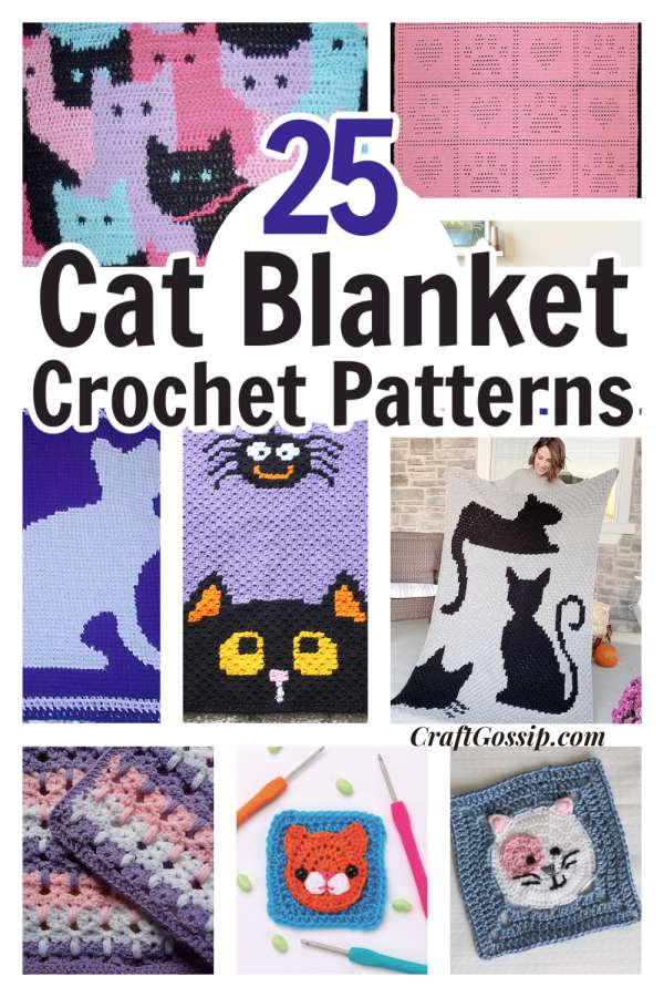 Crochet kitten blanket pattern sale