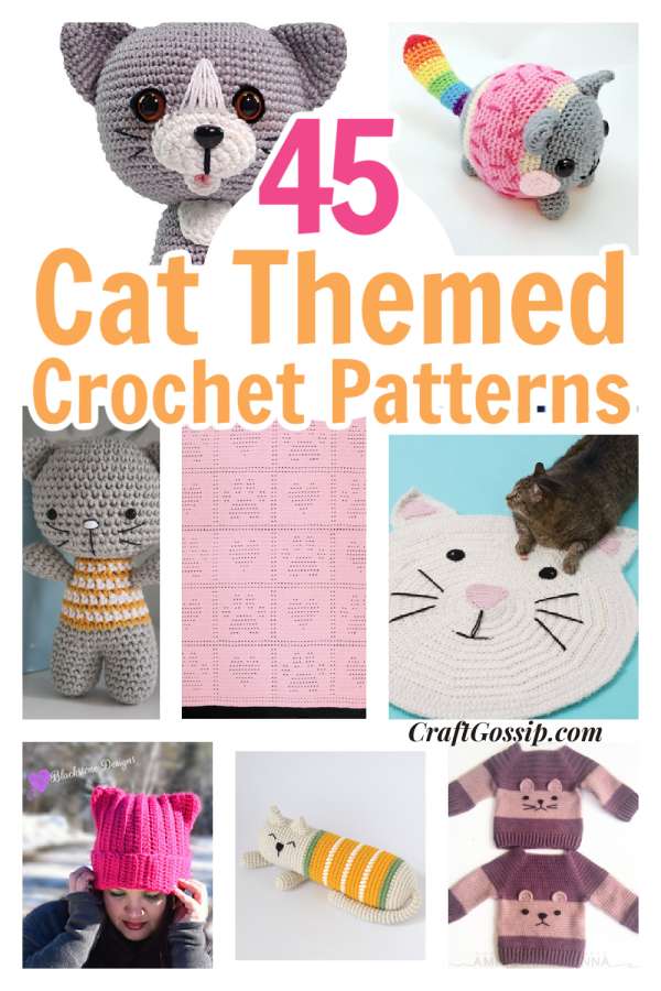 45 Crochet Patterns For Cat Lovers – Crochet