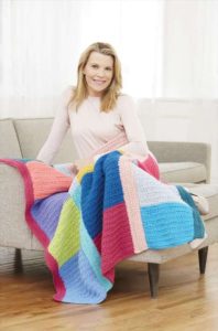 Free Crochet Pattern – Color Block Afghan – Crochet