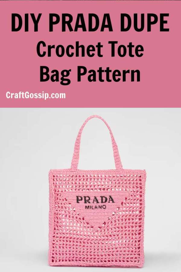 Prada Triangle crochet bag