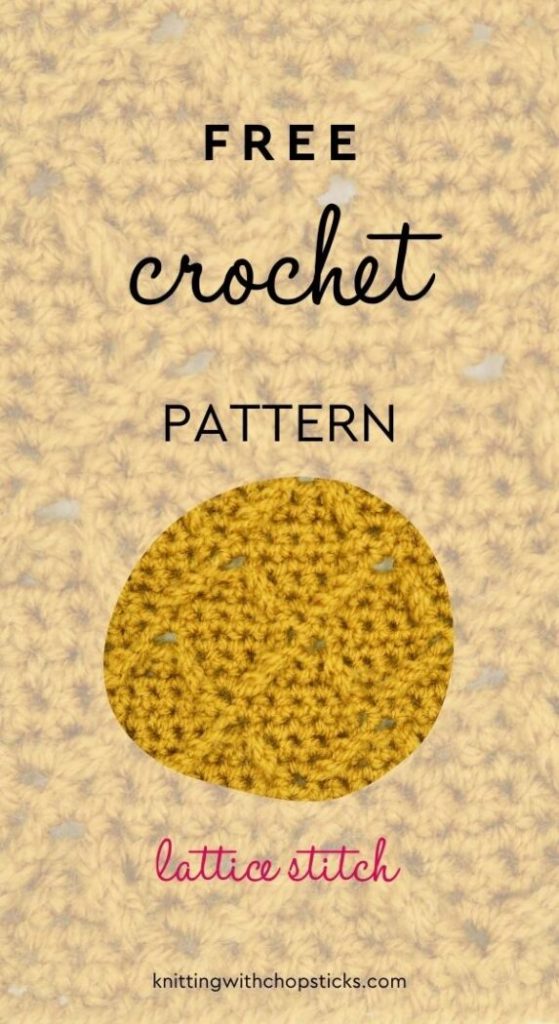 Lattice Stitch – Crochet Tutorial – Crochet