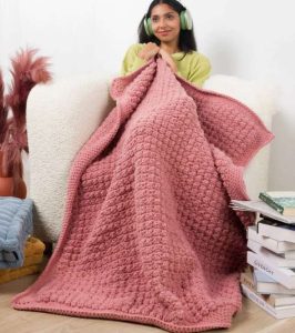 Free Crochet Pattern – Cloud Stitch Blanket – Crochet
