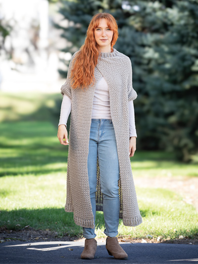 Crisscross Winter Warmer Crochet Pattern