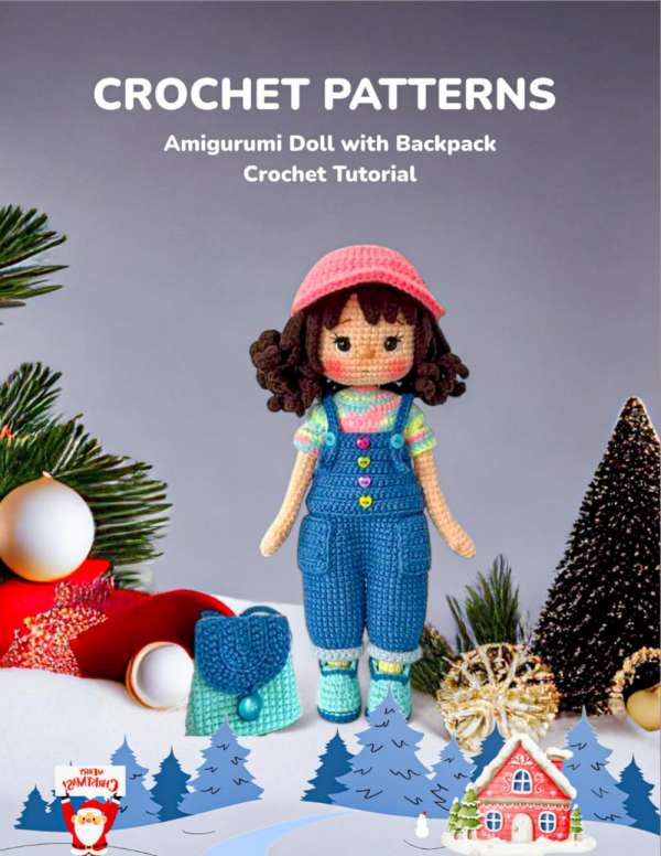 CROCHET PATTERNS Amigurumi Doll with Backpack Crochet Tutorial