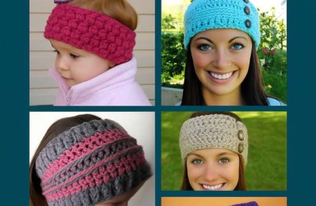 blog post title image- Ear Warmer Crochet Patterns