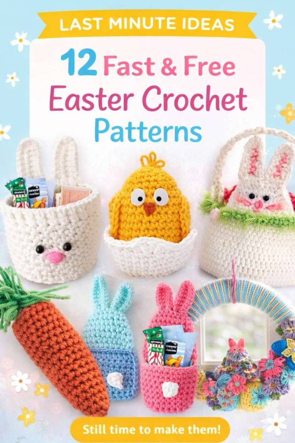 10 Last-Minute Easter Crochet Patterns You Can Still Make in Time