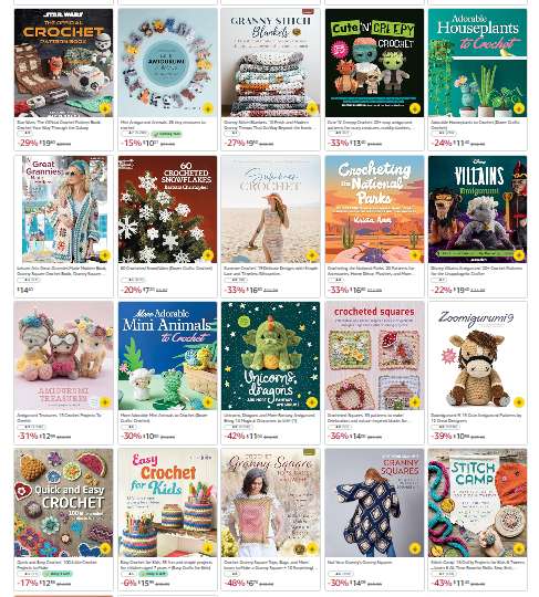 20 Crochet Books On Sale Right Now For Amigurumi Lovers, Granny Square ...
