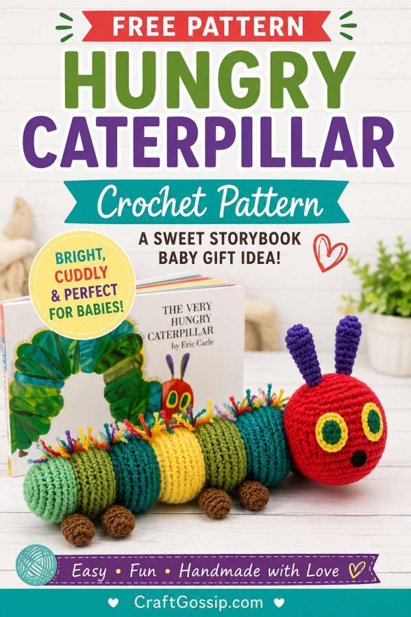 Hungry Little Caterpillar Crochet Pattern